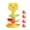 Triple Layer, variant on YIFAEUX Kids Ball Drop Tower 2/3/5/7/9 Layers Cartoon Pig Marble Run Track Toy Toddlers Boys Girls Educational Rolling Ball Slide Toy