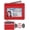 Red with ID Window, variant on Unisex Leather RFID Blocking Credit Card Holder with ID Holder