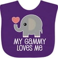 thumbnail image 3 of Inktastic My Gammy Loves Me Grandchild Boys or Girls Baby Bib, 3 of 4
