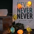 thumbnail image 4 of Chaîne de Pâques Lumières 1.5M 10 LEDs Rougeoyant Easter Egg String, 4 of 5