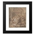 thumbnail image 2 of Johann Daniel Preissler 15x17 Black Modern Framed Museum Art Print Titled - Adoration of the Shepards (Late 17th-Mid-18th Century), 2 of 5