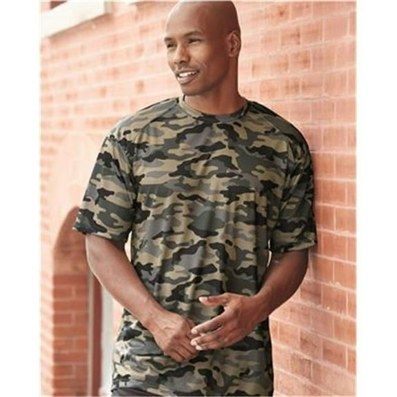 Badger Adult Camo Short-Sleeve T-Shirt 4181