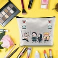 thumbnail image 3 of LEVLO Slayer Cosmetic Bag Tanjirou Anime Cosplay Gift Slayer Tanjiro Cartoon Make up Zipper Pouch Bag For Family Friend, 3 of 4