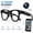 Black, variant on Smart Glasses with Camera, AI Bluetooth Glasses for Men and Women, HD Photo/Video Recording, Open Ear Audio Glasses with Voice Assistant, Real Time Translation, Hands Free Calls, Black
