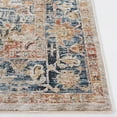 thumbnail image 4 of SAFAVIEH Silverado Sebastian Medallion Polyester Area Rug, Ivory/Blue, 6'4" x 6'4" Square, 4 of 9