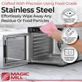 thumbnail image 4 of Deshidratador de Alimentos Magic Mill Pro con 7 Bandejas de Acero Inoxidable, 4 of 7