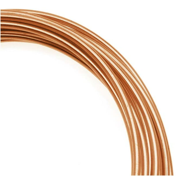 Artistic Wire, Copper Craft Wire 16 Gauge Thick, 10 Foot Spool, Bare