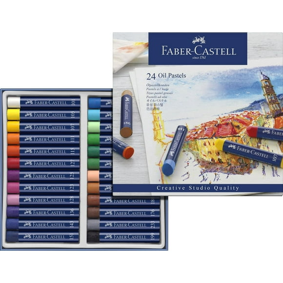 Faber-Castell Oil Pastels, 24 Colors