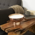 thumbnail image 2 of CosmoLiving by Cosmopolitan Copper Metal Tropical Breeze Scented Wide Hammered 70 oz 4 Wick Candle with White Wax, 2 of 7