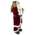thumbnail image 5 of Northlight Standing Santa with Presents and Gift Bag Christmas Decoration  - 48", 5 of 5