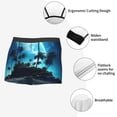 thumbnail image 3 of Honeii Hawaiian Beach Pirate Moon Men's Underwear Boxer Briefs Pack, ComfortSoft Boxer Brief for Men, Moisture-Wicking Breathable-X-Large, 3 of 5