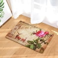thumbnail image 6 of Retro Flower Printed Kitchen Mats Anti-slip Rubber Tapete Gift Living Room Balcony Bathroom Carpet Doormats In The Hallway, 6 of 6