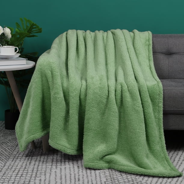 Sherpa Fleece Throw Blanket, Soft Warm Blanket, Double Layer