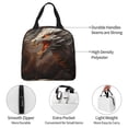 thumbnail image 2 of Kdxio Abstract White Dragon Print Insulated Lunch Bag,Reusable Tote Lunch Box for Women Men,Leakproof Cooler Lunch Bags for Work Office Travel Picnic, 2 of 6