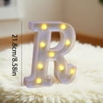thumbnail image 6 of LED Marquee Sign Light Up Letters, White 26 Alphabet Light Up Letters, Battery Powered LED Letter Lights for Birthday Party, Christmas Night, Home, Bar, Graduation, Wedding Decoration, 6 of 9