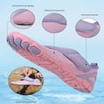 thumbnail image 3 of CHICVOMEY Women Men Water Shoes - Non-Slip Quick-Dry Aqua Hiking Sandals with Velcro - Slip-On Swim Shoes for Beach Pool River, 3 of 8