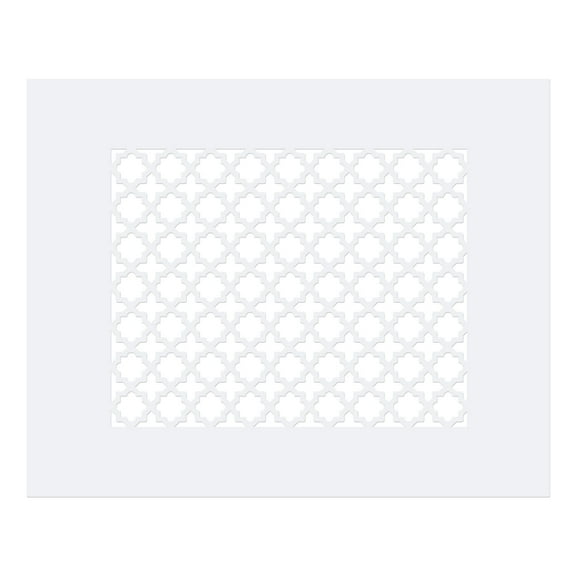 Uxcell Air Vent Cover Grille for 7.5"x5.5" Duct Opening, Acrylic Glass Wall Ceiling Hole Cover for Ventilation