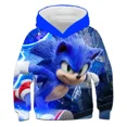 thumbnail image 3 of Ropa para niños Sudadera con capucha Sonic para niños y niñas Sudadera con estampado 3D Sudadera holgada de manga larga Primavera Otoño Suéter Sonic, 3 of 5