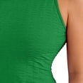 thumbnail image 6 of WRKEKC Bodycon Dresses for Women Solid Crew Neck Sleeveless Stretch Rib Fitted Midi Lightweight Summer Chic Soft, 6 of 6