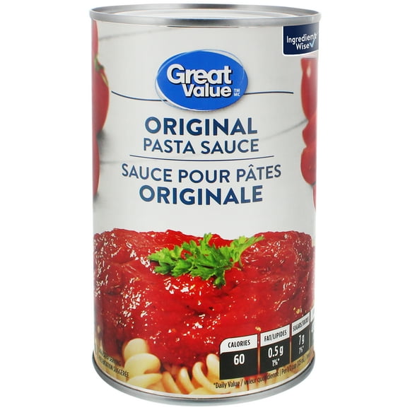 Sauce pour pâtes originale Great Value 680&nbsp;ml