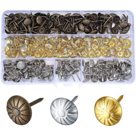 Pack Of 450 Upholstery Nails, Furniture Decorative Drawing Pins ...