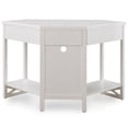 thumbnail image 3 of Leick Bureau d'Ordinateur d'Angle en Blanc, 3 of 10