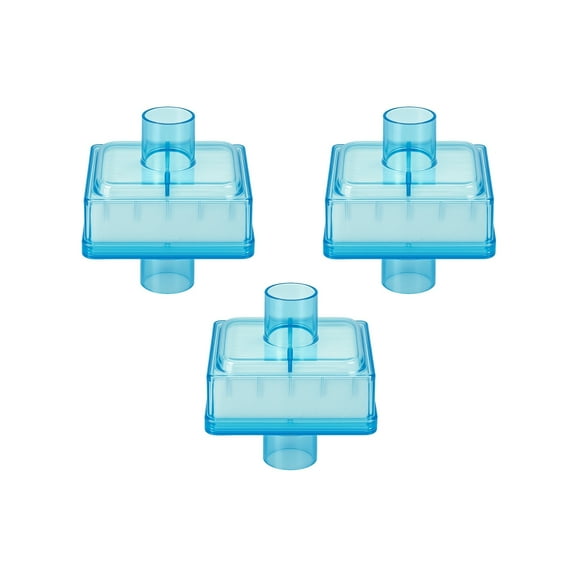 Nispira CPAP Inline HEPA Filters, Compatible with BiPAP and CPAP Machines, Fit DreamStation Standard Tubing (22mm) and Machine Outlet (25mm), 3 Pack