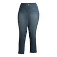thumbnail image 6 of A3 Denim Women's Plus Size Straight Leg Jeans, 6 of 6