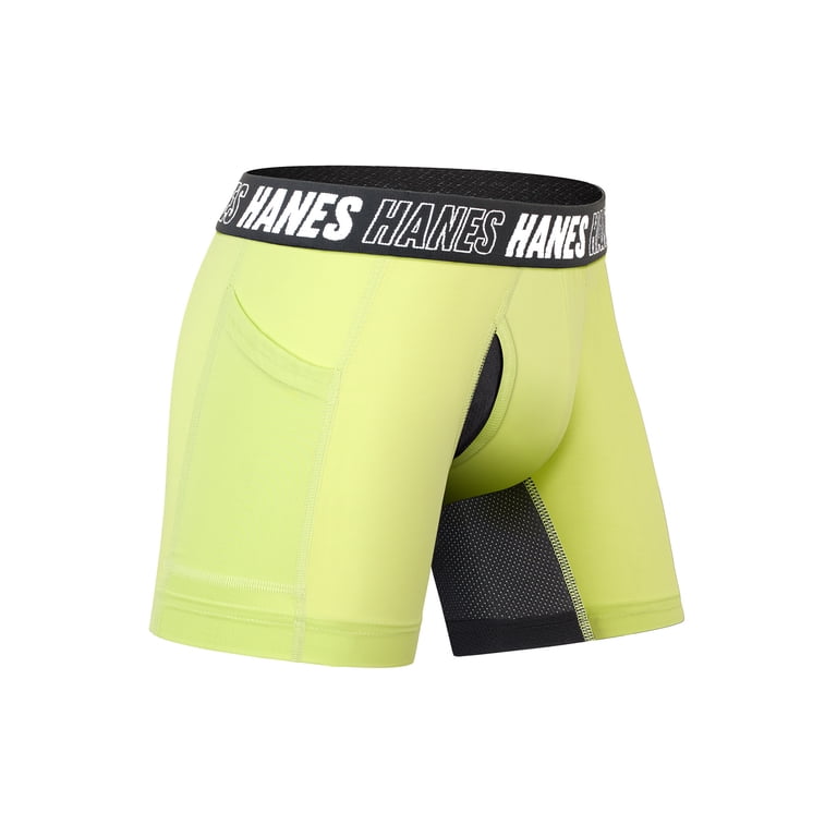 Hanes Boys Boxer Brief Underwear, 5-Pack, Moves Anti-Chafe