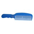 thumbnail image 1 of Peluquería antiestática, peine para cortar el pelo superior plana, peine para desenredar rastrillo Azul jinwen Peine Clipper con parte superior plana, 1 of 8