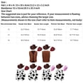 thumbnail image 6 of iiniim Boys Girls Cowboy Cowgirl Waistcoat Cow Flannel Vest Coat Fancy Dress Up Party Brown&Red 14, 6 of 6