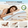 thumbnail image 3 of Bed Wedge Pillow, 7 Inch Wedge Pillow for Neck Pain Relief and Acid Reflux, Body Pillow for Post Surgery Support and Sleeping Comfort, Helps with Snoring and Back Pain Relief, 3 of 7