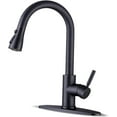 thumbnail image 1 of Single Handle High Arc Pull Out Kitchen Faucet,Single Level Stainless Steel Kitchen Sink Faucets with Pull Down Sprayer, Suitable for Laundry Rv Bar, 1 of 7