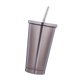 thumbnail image 1 of Vaso de acero inoxidable aisdo - Vaso de viaje con - Vasos de doble pared al vacío de agua para café, té y bebidas - 3 colores Pta Baoblaze Vaso con Pajita, 1 of 5