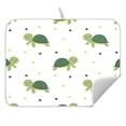 thumbnail image 3 of Turtle Star Pattern Drying Dish Mat Quick Drying Absorbent Soft Durable for Kitchen 18" x 24", 3 of 10
