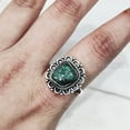 thumbnail image 5 of Natural Turquoise Ring, Rough Turquoise Ring, December Birthstone, Bohemian Ring, 925 Sterling Silver, Womens Ring, Christmas, Thanksgiving, Handmade, Statement Jewelry, Rough Gemstone Jewelry, 5 of 5