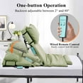 thumbnail image 5 of 440lbs Elderly Rise Assist Electric Backrest w/ 75cm Cushion & Foot Cushion - Adjustable Lift Bed Chair for Pregnancy Support, 5 of 8