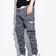 thumbnail image 5 of Ceisia Men's Solid Color Multi-Pocket Cargo Pants with Tapered Cuffs Gray L Gifts, 5 of 6