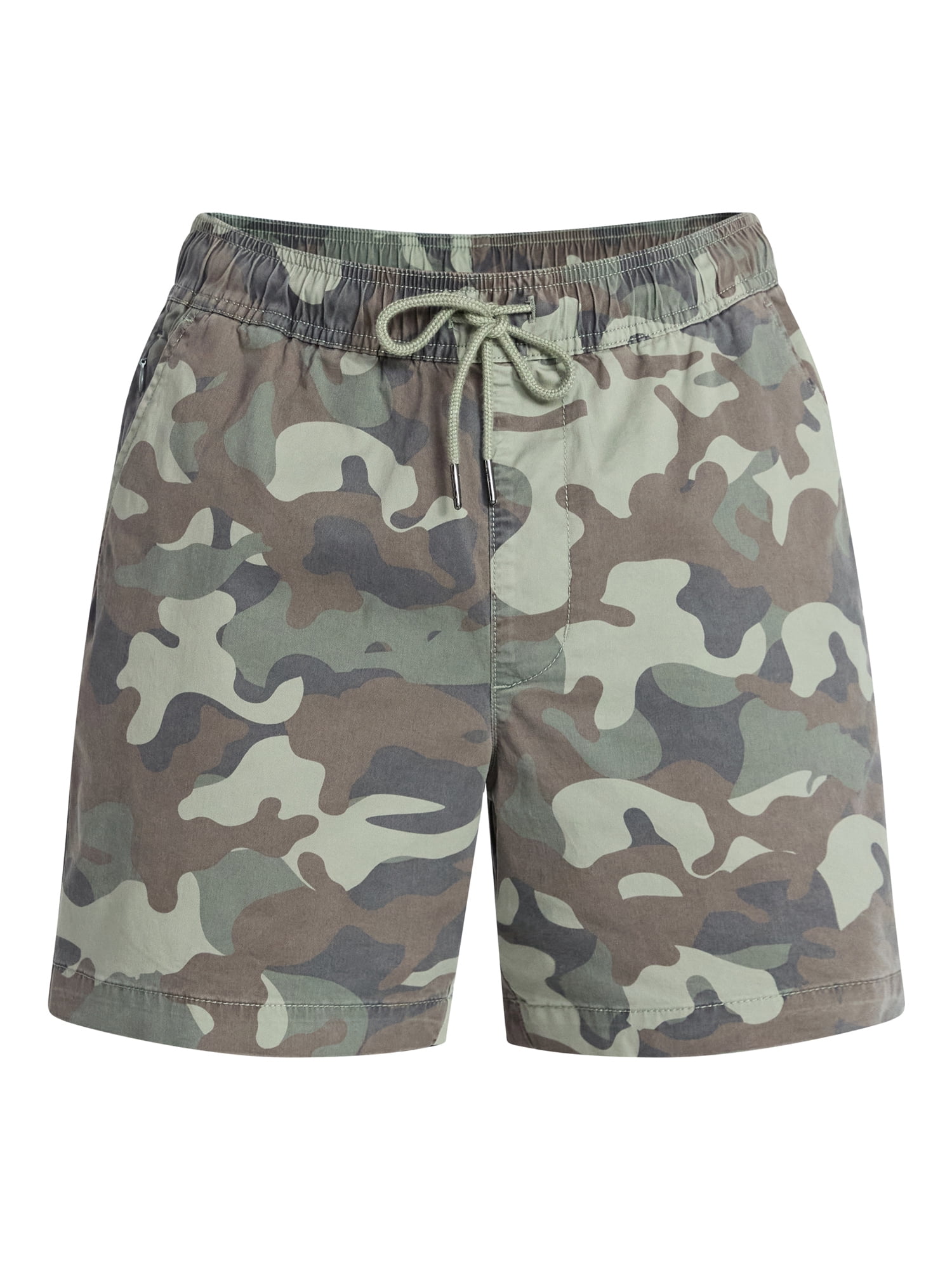 No Boundaries Flat Front Shorts, 6" Inseam, Men's XS-5XL