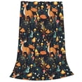 thumbnail image 2 of Honeii Forest Elf Print Fleece Blanket - Throw Blanket for Bed, Sofa, Couch, Camping, and Travel , Microplush Ultra Soft Warm Blanket-50"x40", 2 of 7