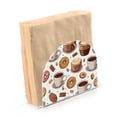 thumbnail image 2 of Donuts Coffee Biscuits Napkin Holder for Table Clear Napkin Stand Paper Holder Acrylic Organizer Dispenser Napkins for Dinner Kitchen Restaurant Room, 2 of 8
