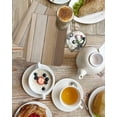 thumbnail image 4 of Brown Ombre Kitchen Dish Towels for Drying Dishes Set of 4, Vintage Country Wooden Waffle Weave Microfiber Hand Tea Bathroom Towels Quick Dry & Absorbent Towel 15.7x23.6, 4 of 7