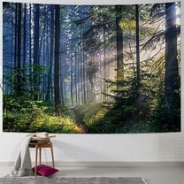 BCIIG  Small Nature Tapestry Wall Hanging Aesthetic Tapestries Forest Tree Tapestry for Bedroom Living Room Dorm Decor 60x50inch