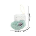 thumbnail image 3 of Kbndieu Christmas Stockings, Green Plush Christmas Stockings Christmas Gifts for Family Kids, Christmas Decorations for Mantels, Fireplace, Christmas Tree, 3 of 6