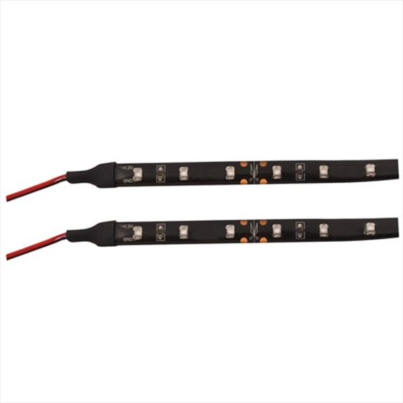 Pilot Automotive 12 In. Flexi LED Strip - Blue - 2 Pc.