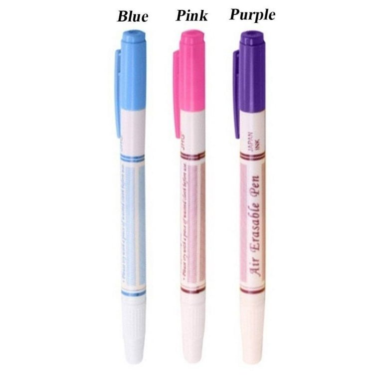 Cheap 1/3PCS New Sewing Tool Disappear Water Soluble Fabric Marker Erasable  Pen Double Head