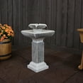 thumbnail image 5 of Sunnydaze Contemporary Gray Resin 2-Tier Outdoor Water Fountain, 5 of 9