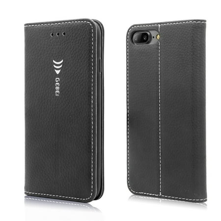 iPhone 7 Plus iPhone 8 Plus Case, Mignova Leather Case [Wallet] Flip Book Cover Design with Kickstand Function and ID Credit Card Slot, Magnetic Closure for iPhone 7 Plus iPhone 8 Plus