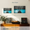 thumbnail image 3 of Elephant Stock Suspension Bridge Wall Art - Horizontal Multi Panel Canvas - Living Room Wall Decor - Architecture Multi Panel - Turquoise And Black Decor - 23" x 14", 3 of 4