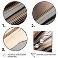 thumbnail image 3 of Designart "Rosegold Embracing Essence Of Lines VI" Abstract Marble Canvas Wall Art, 3 of 5